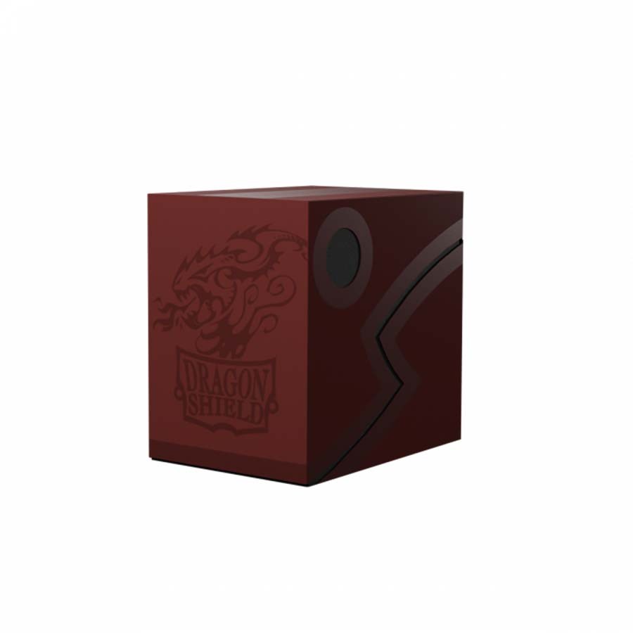 Dragon Shield Revised Double Shell - Blood Red (Holds 100+) - Dragon ...