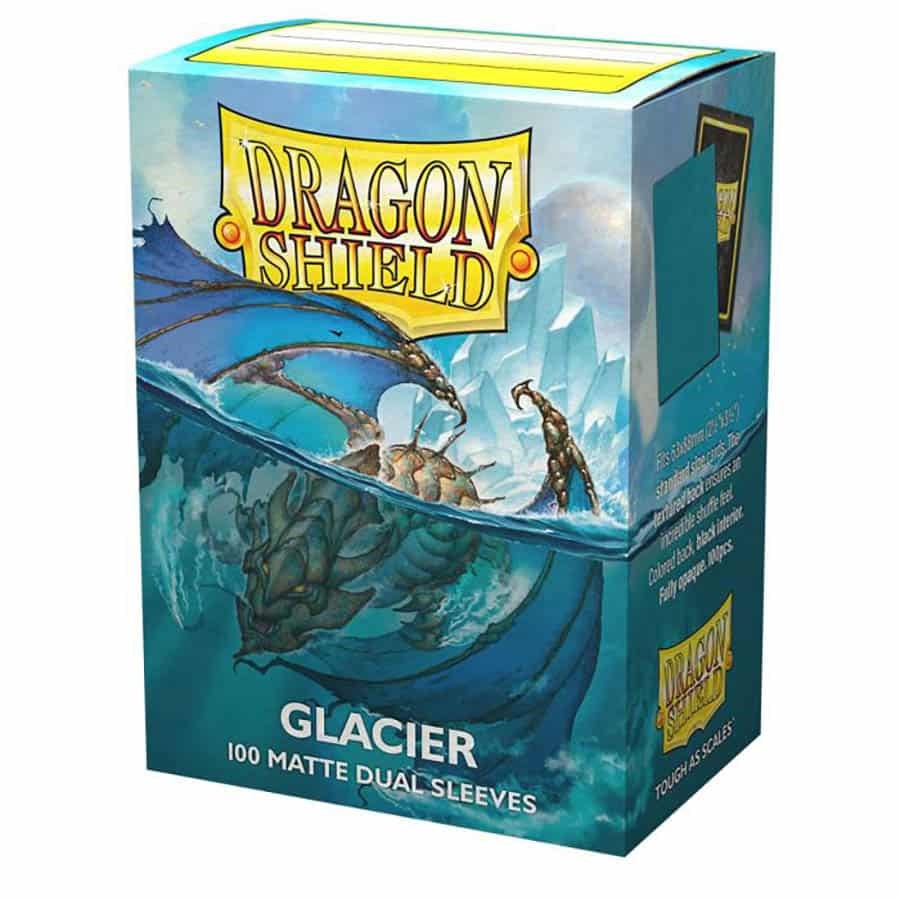 Dragon Shield Dual Matte Standard Sleeves Glacier 100 Pack Dragon   267933 