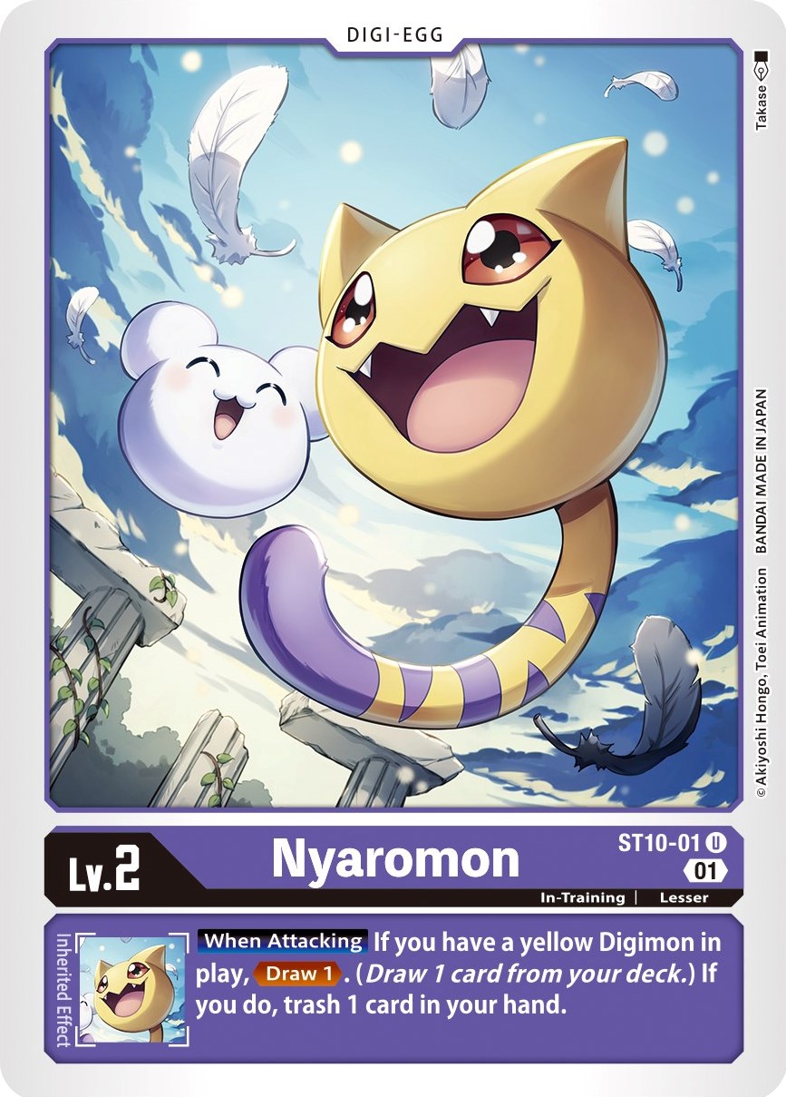 Nyaromon Starter Deck 10 Parallel World Tactician Digimon Card Game