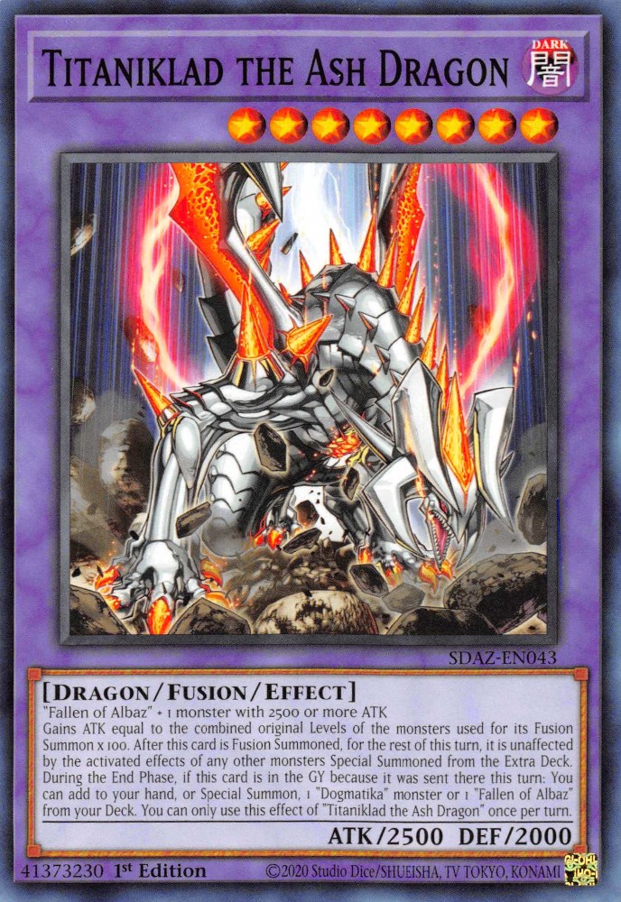 Titaniklad the Ash Dragon - Structure Deck: Albaz Strike - YuGiOh