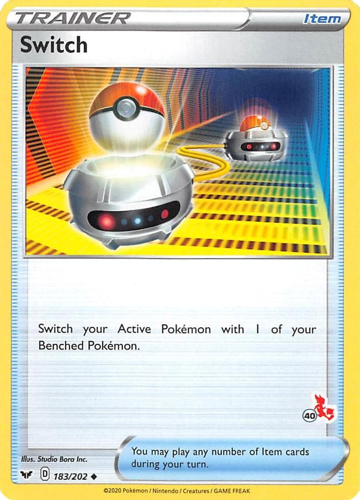 Switch card artwork