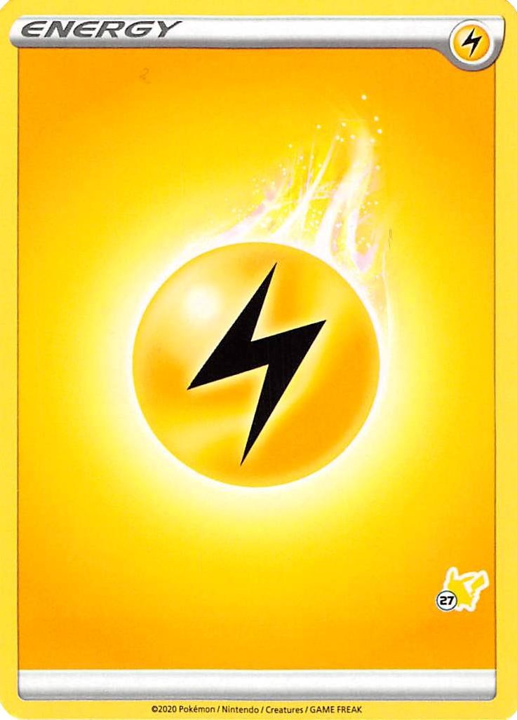 Lightning Energy (#27 Pikachu Stamped) card artwork