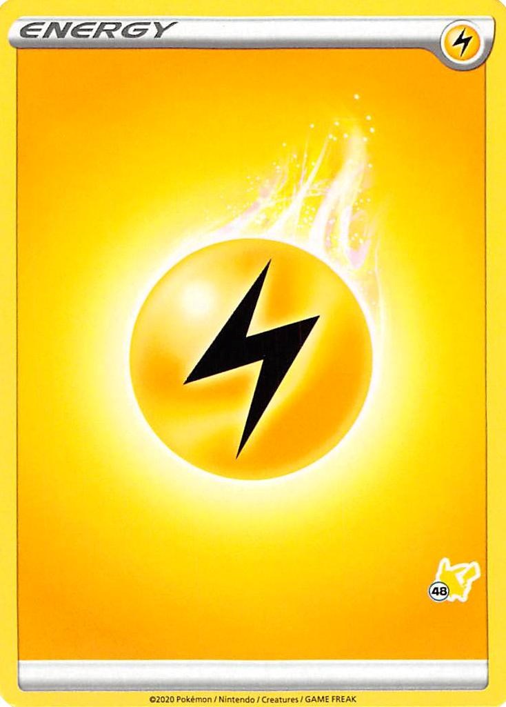 Lightning Energy (#48 Pikachu Stamped) card artwork