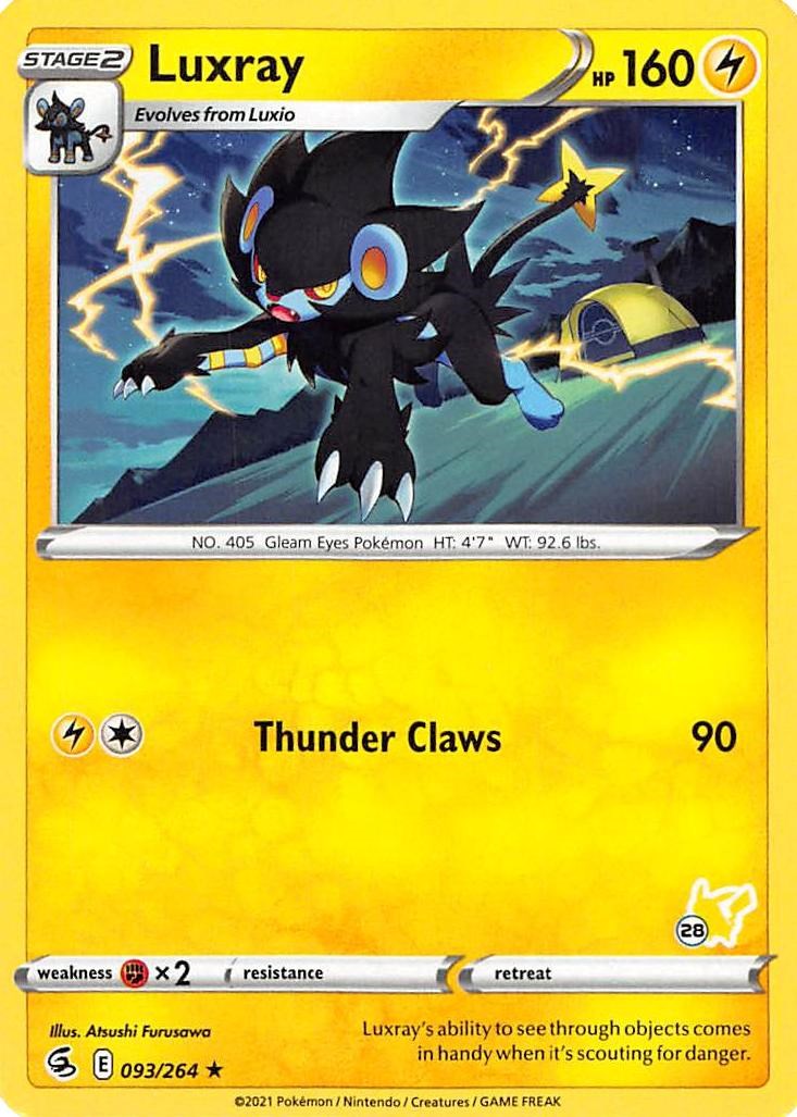 Luxray card artwork