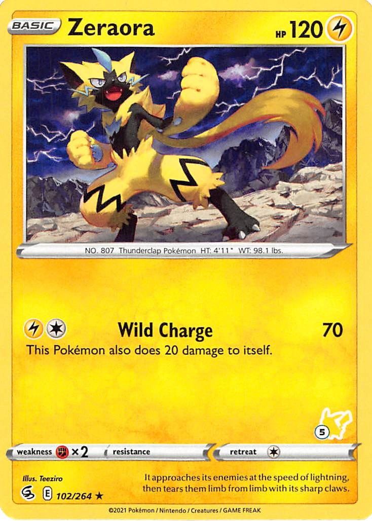 Zeraora card artwork