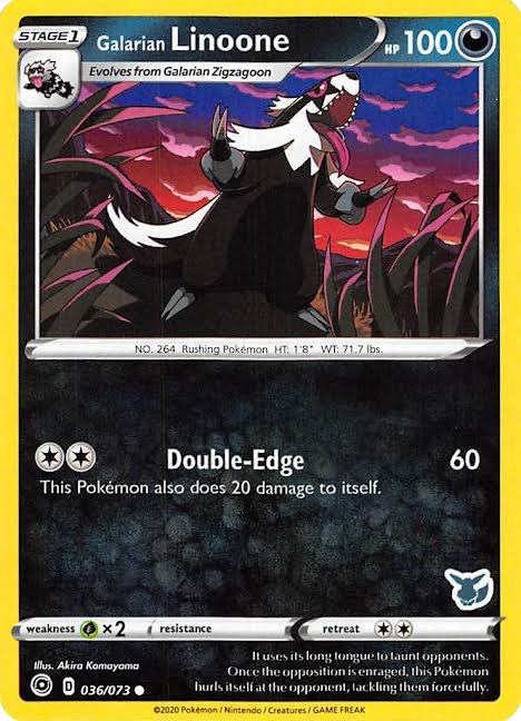 Galarian Linoone card artwork