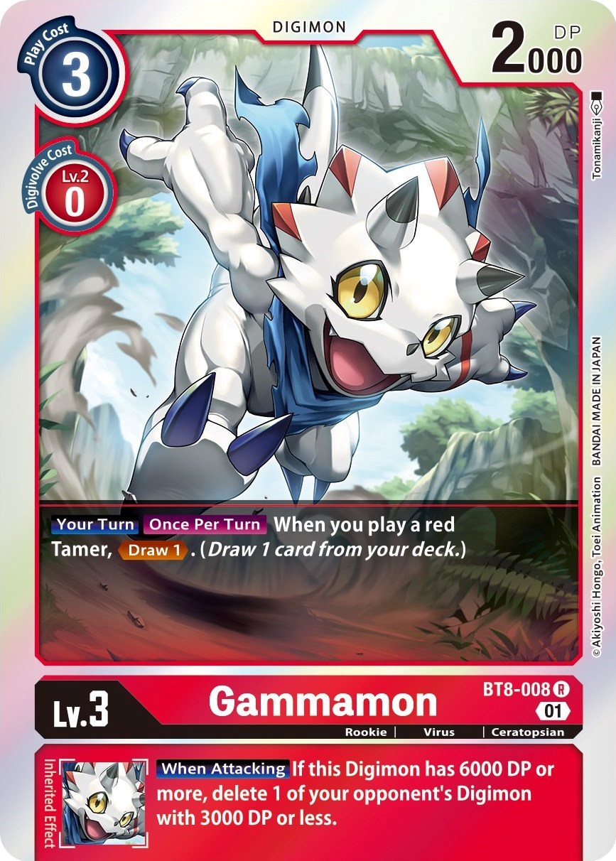 Gammamon New Awakening Digimon Card Game