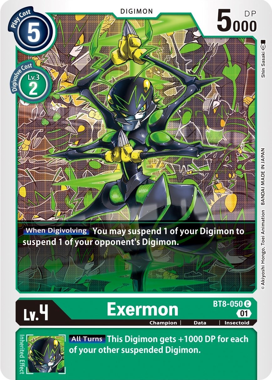 Exermon New Awakening Digimon Card Game