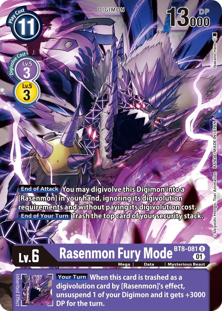 Rasenmon Fury Mode - New Awakening - Digimon Card Game