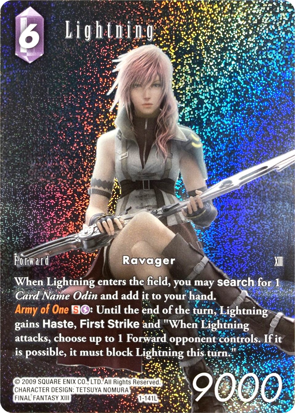 Lightning (Full Art Reprint) - Emissaries of Light - Final Fantasy TCG