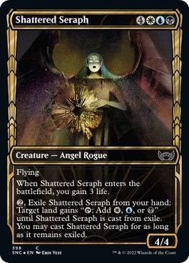 Shattered Seraph (Gilded Foil) - Streets of New Capenna - Magic: The ...