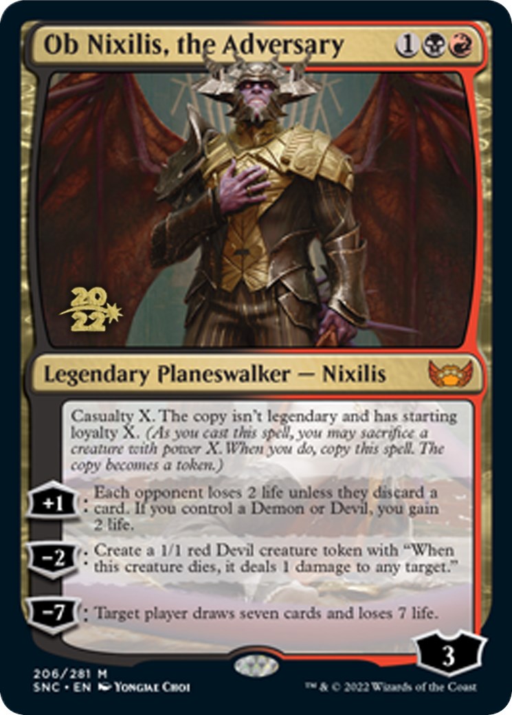 Ob Nixilis, the Adversary Prerelease Cards Magic The Gathering