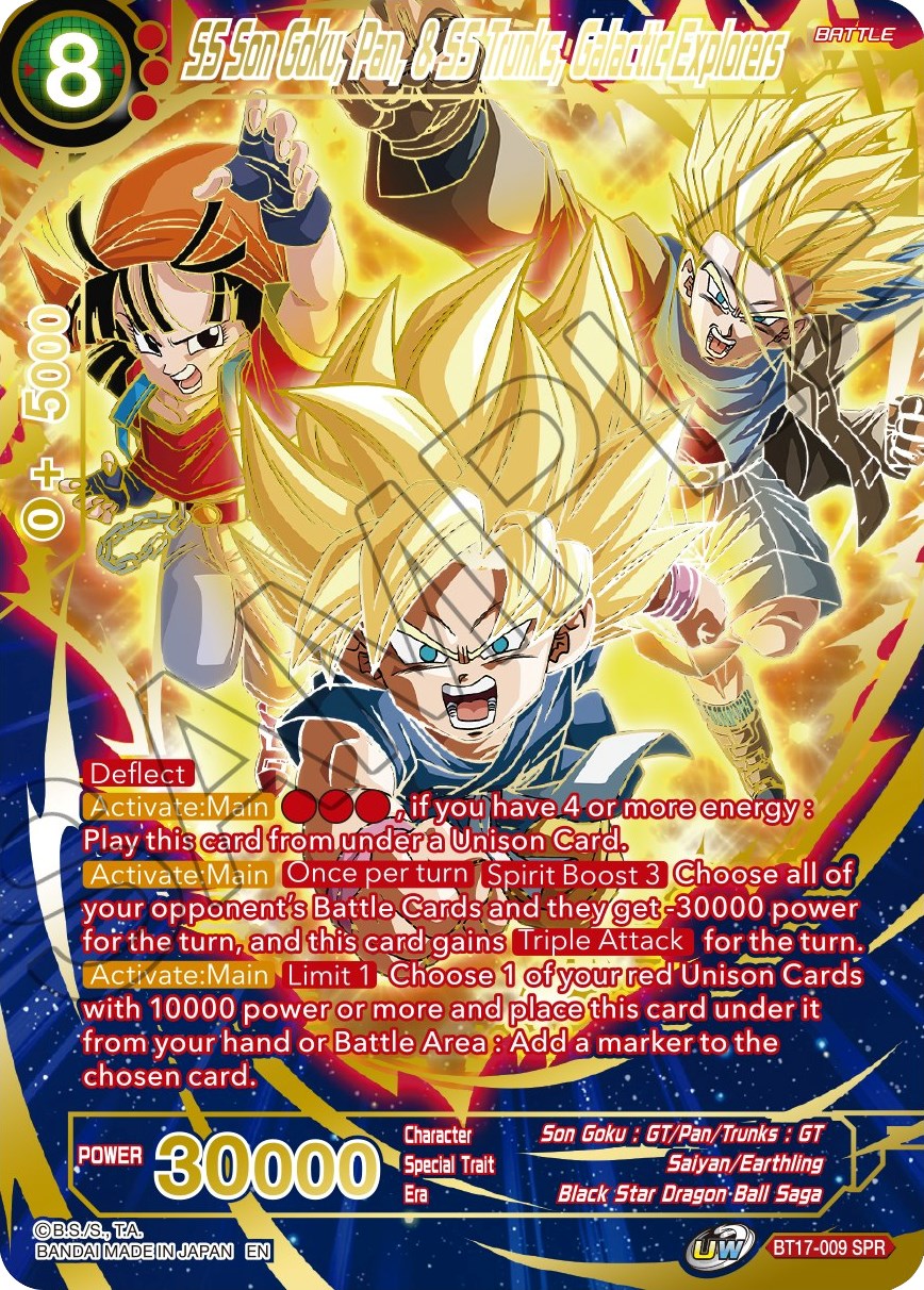 Pan & GT Goku Duo Card Idea