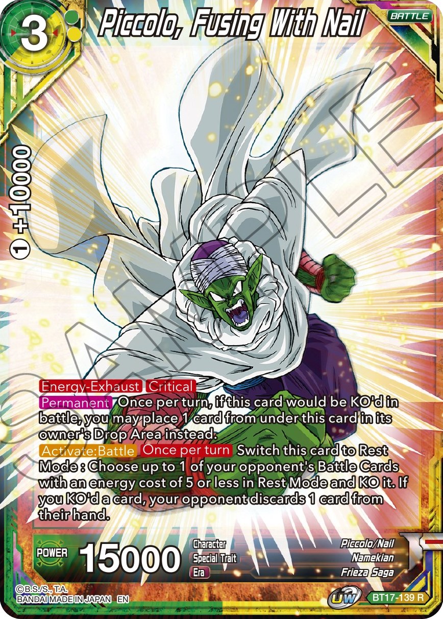 Piccolo, Fusing With Nail Ultimate Squad Dragon Ball Super CCG