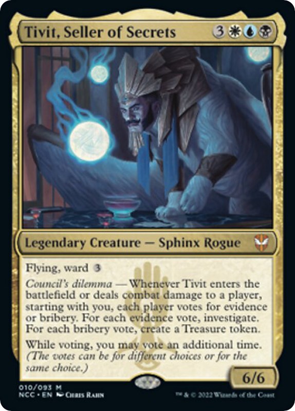 Tivit, Seller of Secrets - Commander: Streets of New Capenna - Magic ...