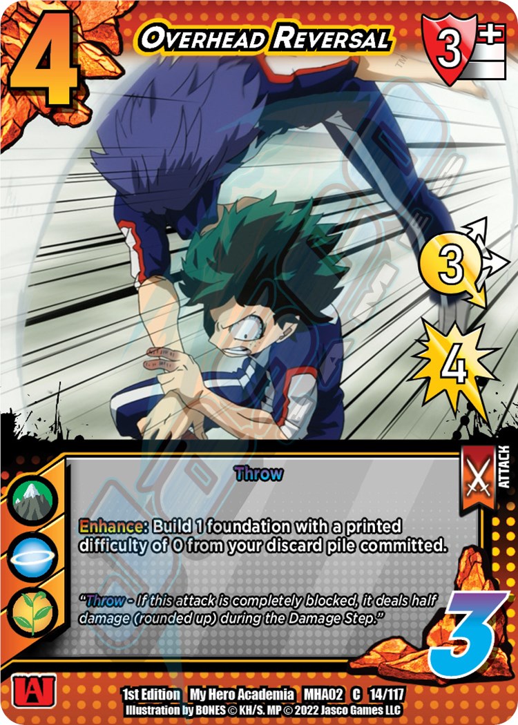 Overhead Reversal UniVersus My Hero Academia Crimson Rampage