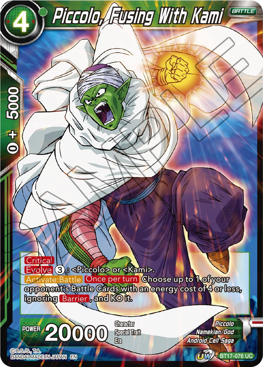 Piccolo, Fusing With Kami Ultimate Squad Dragon Ball Super Masters