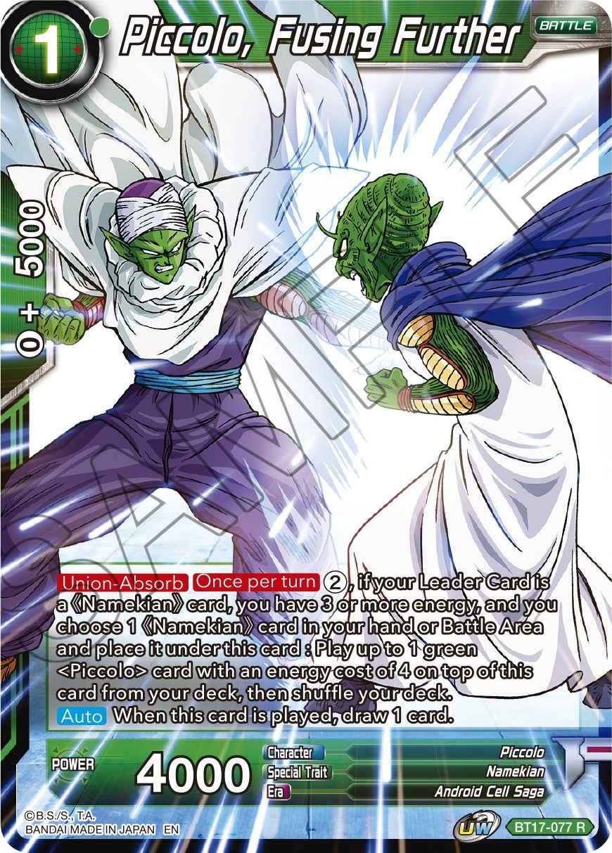 Piccolo, First Fusion - BT17-067 - R - Foil - Dragon Ball Super Singles »  Ultimate Squad - The Deck Box