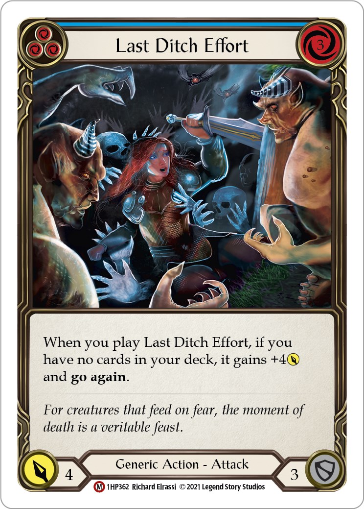 Last Ditch Effort History Pack Vol.1 Flesh and Blood TCG