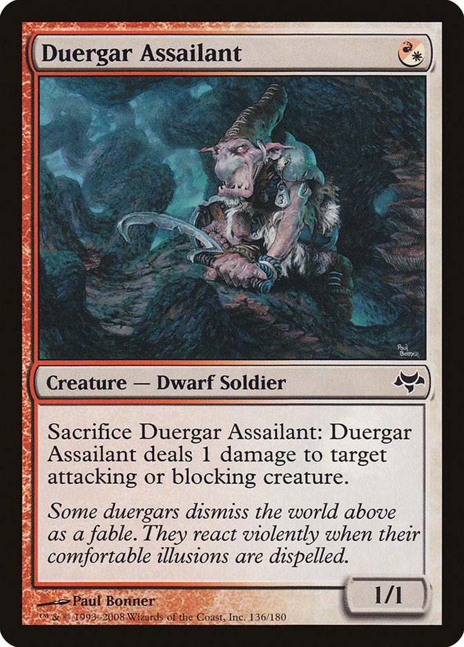 Duergar Assailant - Eventide - Magic: The Gathering