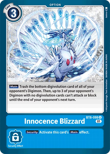 Innocence Blizzard - New Awakening - Digimon Card Game