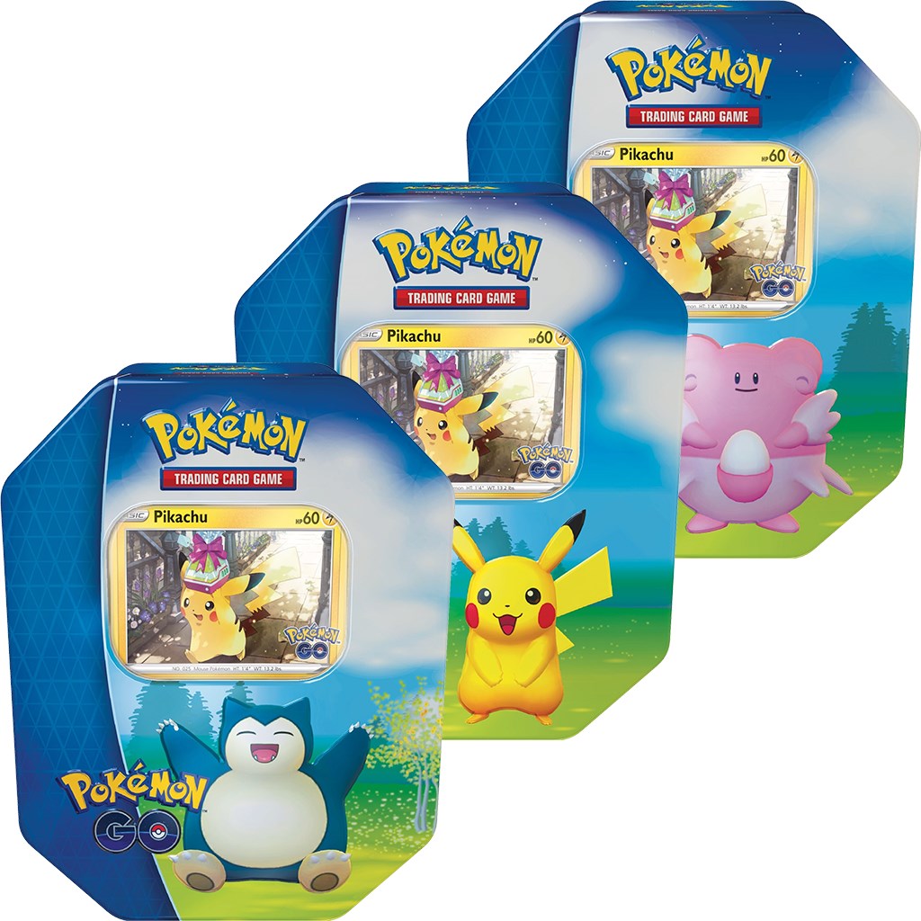 Pokemon Trading Card Game: Pokemon GO Tins (1 of 3 tins chosen at random) 