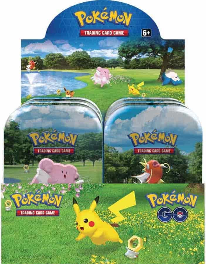 Pokemon 151 Mini Tin Case - 4 Displays - Factory Sealed Case