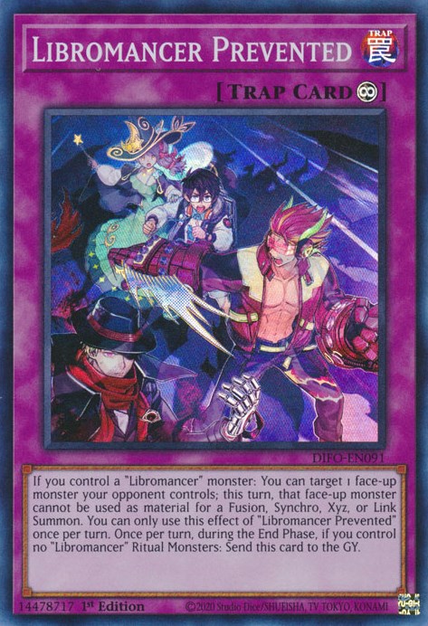 Libromancer Prevented Dimension Force YuGiOh