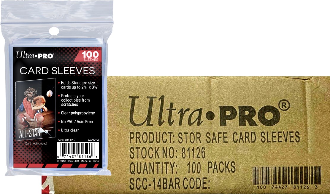 Ultra Pro Soft Card Sleeve Box Case Standard (10,000Pack) Ultra