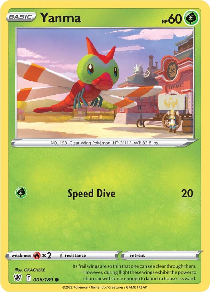 Yanma card artwork