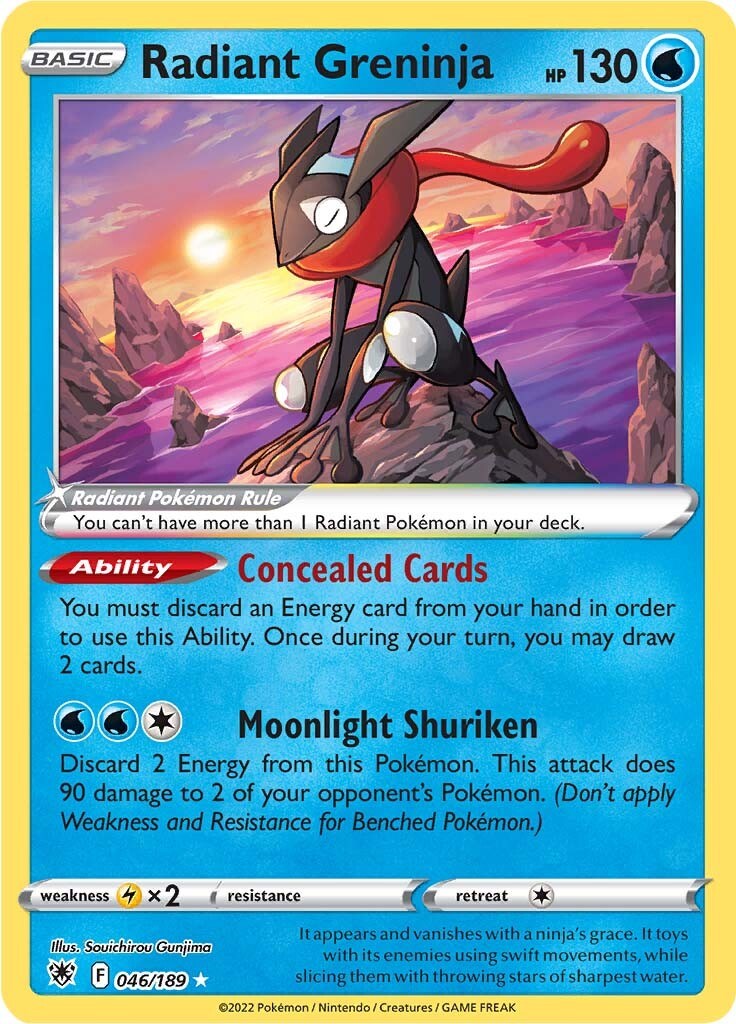 Greninja Ex Card