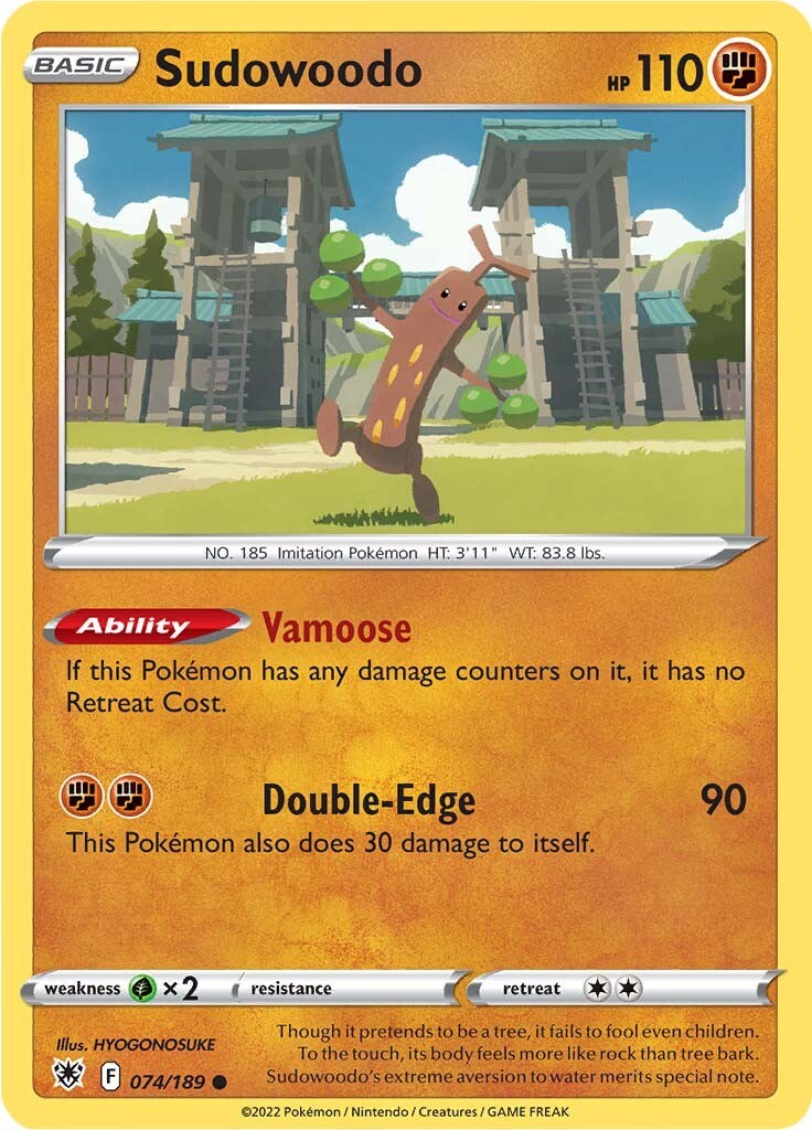 Sudowoodo card artwork