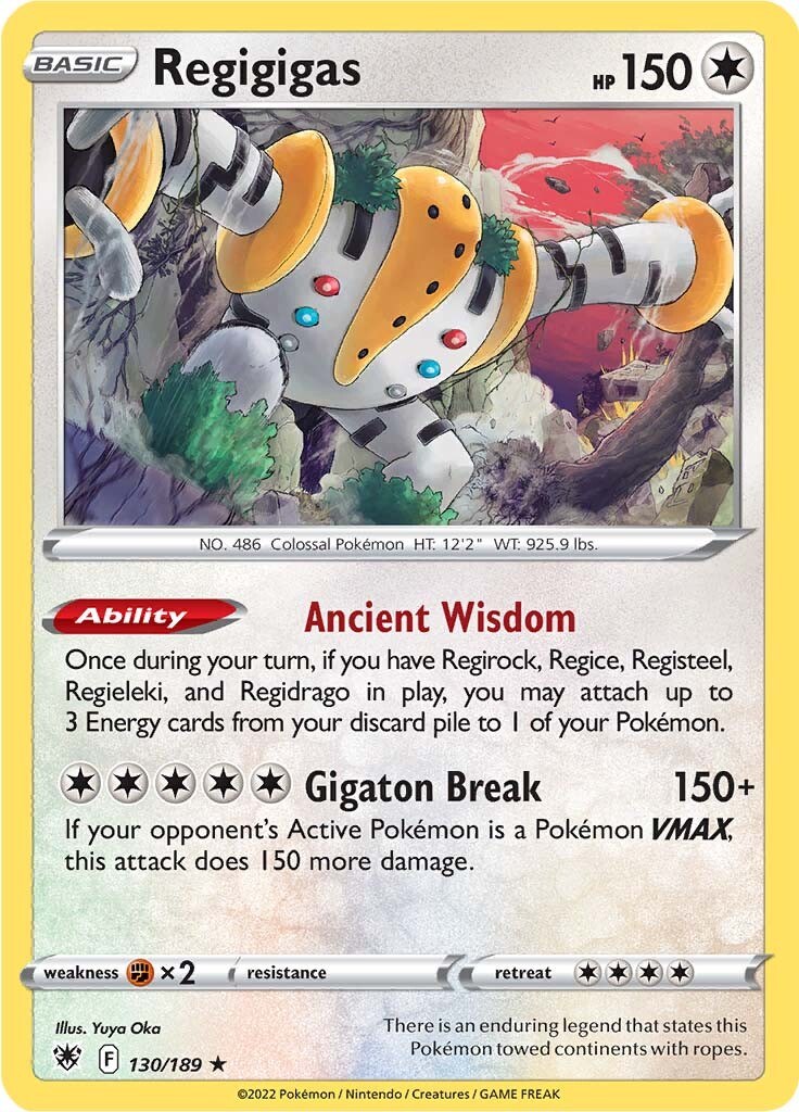 Regigigas V-ASTRO, Pokémon