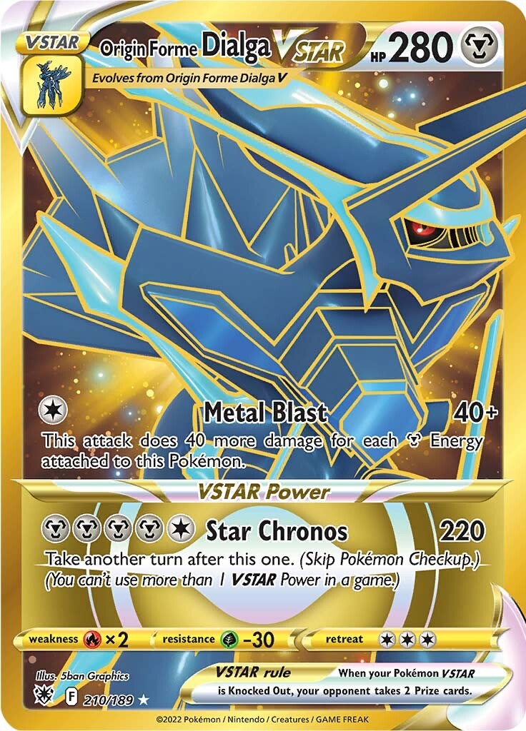 Pokémon TCG: Origin Forme Dialga VSTAR and Origin Forme Palkia