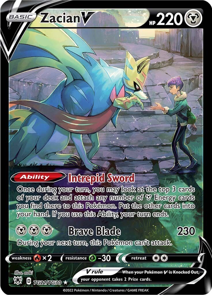 Pokemon TCG - s1W - 046/060 (RR) - Zacian V