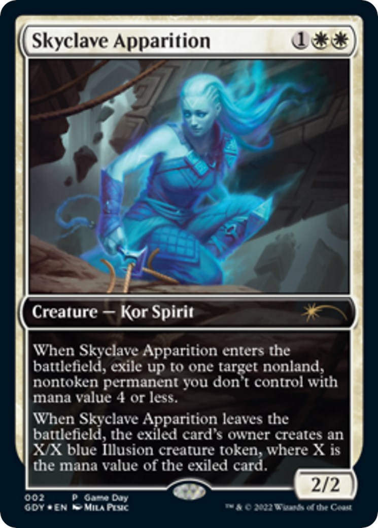 Skyclave Apparition Game Day & Store Championship Promos Magic The