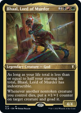 Bhaal, Lord of Murder (Foil Etched) - Commander Legends: Battle for ...