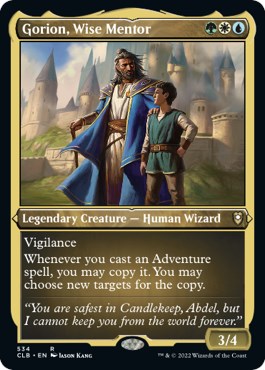 Gorion, Wise Mentor (Showcase)  Commander Legends: Battle for