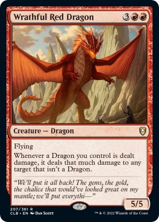 Wrathful Red Dragon - Commander Legends: Battle for Baldur's Gate ...