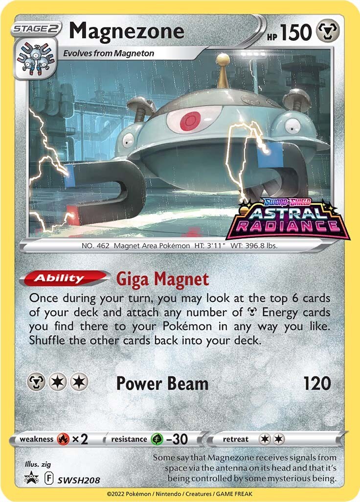 PrimetimePokemon's Blog: Pokemon Card of the Day: Metal Type Magnezone  (Stormfront)