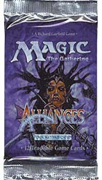 MTG ALLIANCES BOOSTER PACK FREE SHIP Look for Force Of Will 
