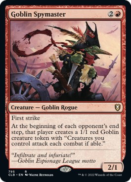 Goblin Spymaster - Commander Legends: Battle for Baldur's Gate - Magic ...