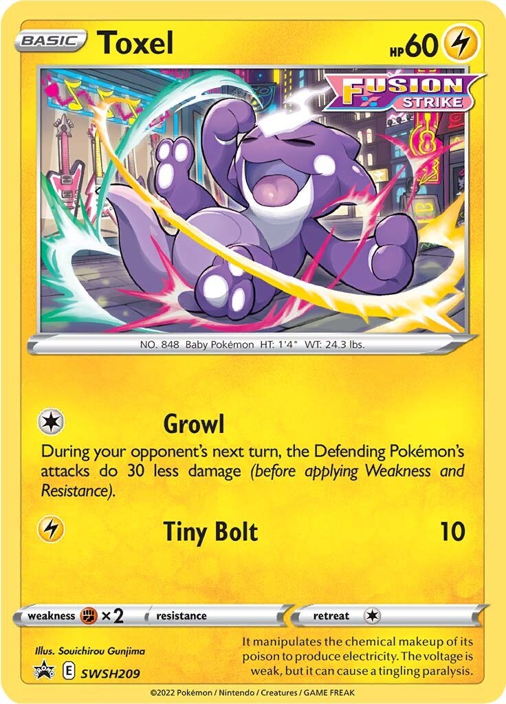 Toxel pokemon card value