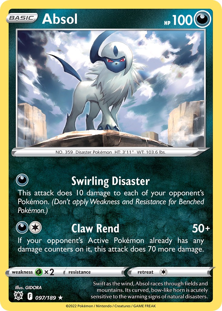 Absol card artwork