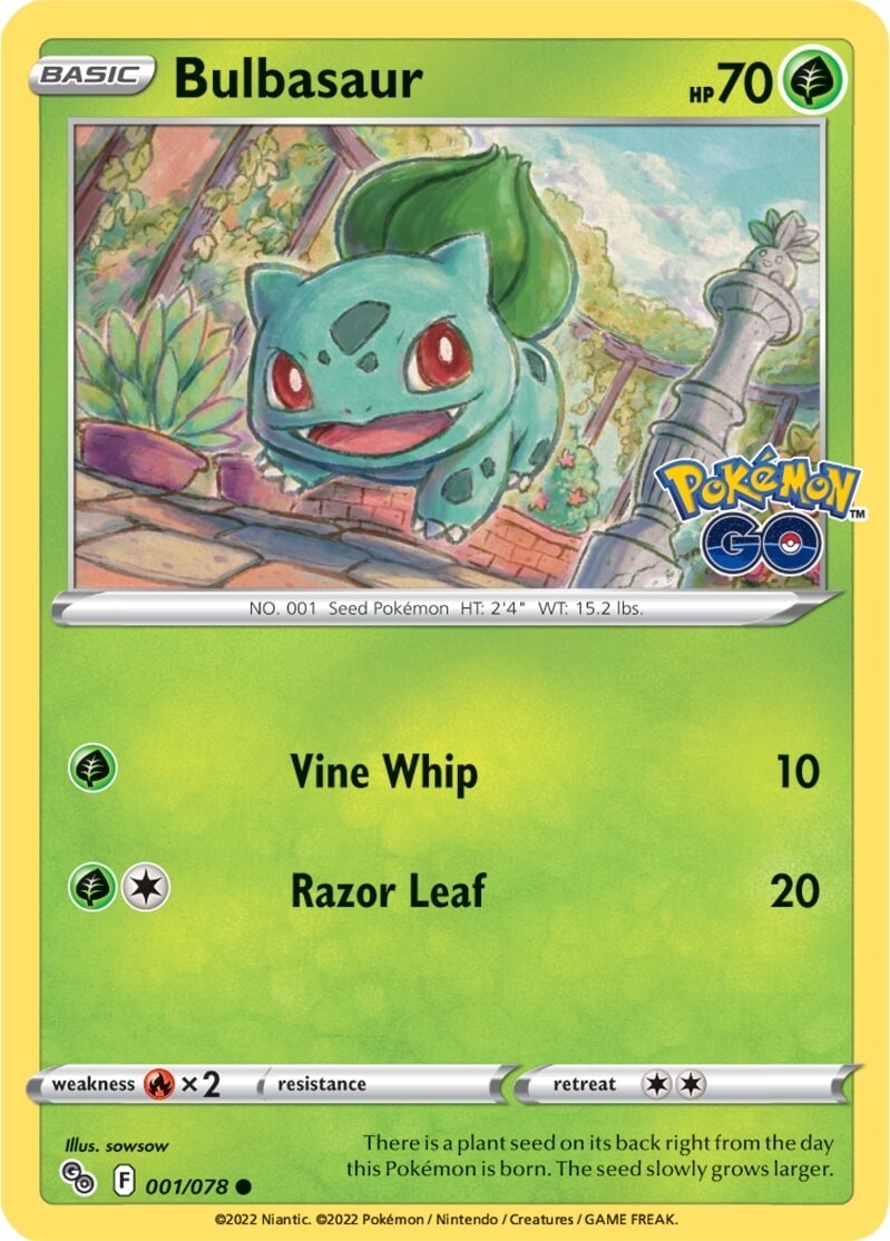 Bulbasaur - Pokémon TCG - Grass Type