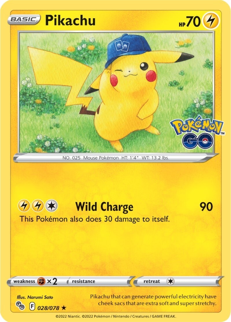 Picachu pokemon clearance go