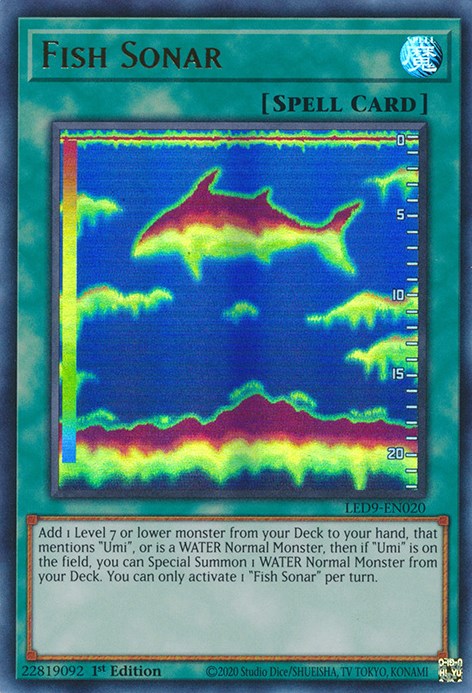 Fish Sonar - Legendary Duelists: Duels From the Deep - YuGiOh