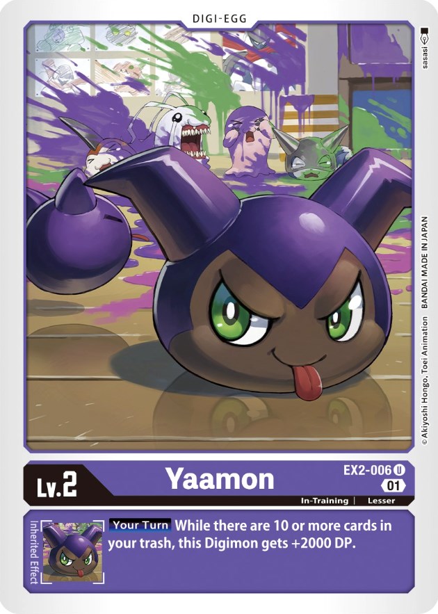 Yaamon Digital Hazard Digimon Card Game