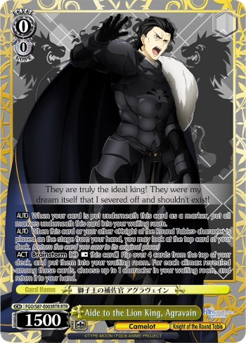 Aide to the Lion King, Agravain (RTR) - Fate/Grand Order THE MOVIE