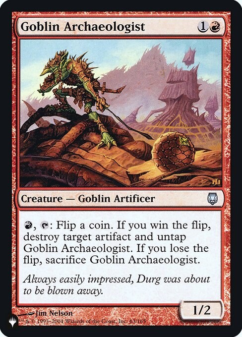 Goblin Archaeologist - The List Reprints - Magic: The Gathering